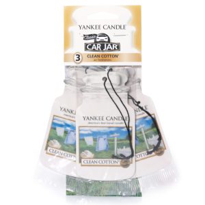 Yankee Candle Car Jar 3 stuks Clean Cotton