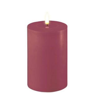 Deluxe Homeart Led Kaars Magenta 10 x 15 cm