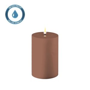 Deluxe Homeart Led Kaars Mocca 10 x 15 cm Outdoor