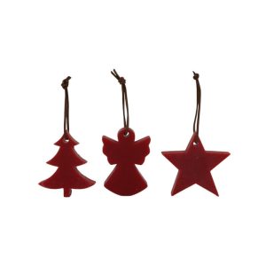 Home Society Geurende wax Ornamenten Christmas Rood