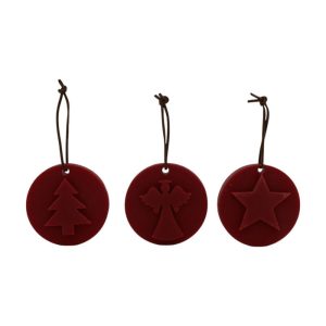 Home Society Geurende wax Ornamenten Christmas Rood