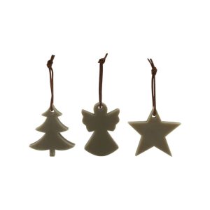 Home Society Geurende wax Ornamenten Christmas Rood Taupe