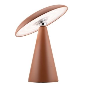 Homebound By KY Mush Bureaulamp LED op Accu met Afneembare Kap Mat Brown