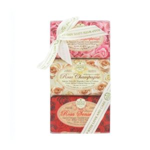 Nesti Dante Geschenkset Zeep Rosa 3 x 150gr