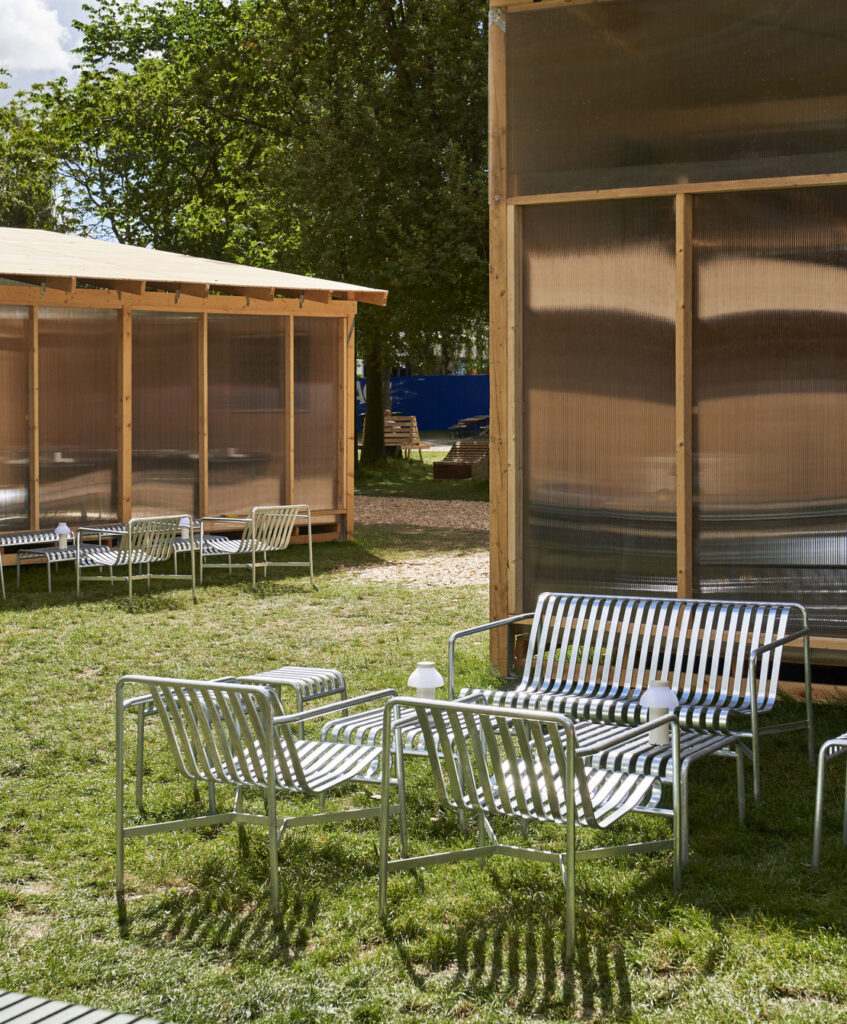 Hay Palissade Lounge Sofa, hot galvanised steel - Afbeelding 5