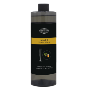 Scentchips Refill geurstokjes Musk & Freshwood 400 ml