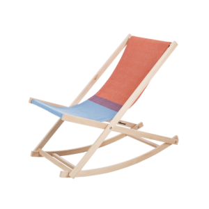 Weltevree Beachrocker Schommelstoel (rood/blauw)
