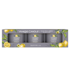 Yankee Candle Filled Votive Black Tea & Lemon 3 pack