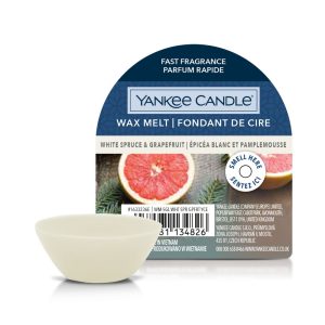 Yankee Candle Wax Melt White Spruce & Grapefruit 4 stuks