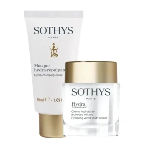 Sothys Paris Coffret Hydra Hyaluronic Acid Hydrating Velvet Youth cream 50ml + masque